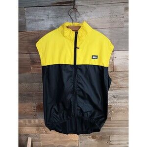 Vintage REI Runner's Vest Men's Sz. Lg. Full Zip Made in San Fran USA Bi-Color